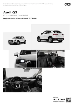 Audi-katalog i Umeå | Audi Q3 | 2024-06-16T00:00:00.000Z - 2025-06-16T00:00:00.000Z