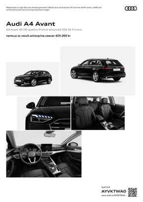 Audi-katalog i Umeå | Audi A4 Avant | 2024-06-16T00:00:00.000Z - 2025-06-16T00:00:00.000Z