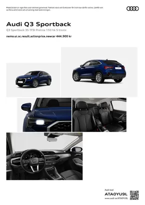 Audi-katalog i Umeå | Audi Q3 Sportback | 2024-06-16T00:00:00.000Z - 2025-06-16T00:00:00.000Z