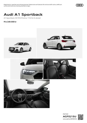 Audi-katalog i Nässjö | Audi A1 Sportback | 2024-06-27T00:00:00.000Z - 2025-06-27T00:00:00.000Z
