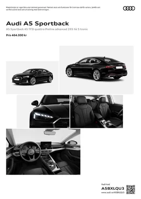 Audi-katalog i Nässjö | Audi A5 Sportback | 2024-06-27T00:00:00.000Z - 2025-06-27T00:00:00.000Z