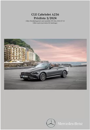 Mercedes-Benz-katalog | Mercedes-Benz Cabriolet A236 | 2024-07-26T00:00:00.000Z - 2025-07-26T00:00:00.000Z