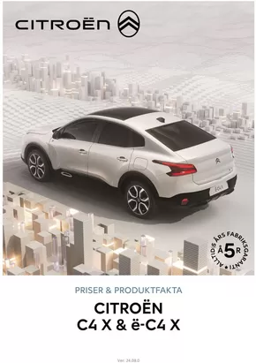 Citroën-katalog i Örebro | Citroën C4 X | 2024-09-11T00:00:00.000Z - 2025-09-11T00:00:00.000Z
