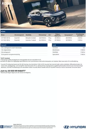 Hyundai-katalog i Haninge | Hyundai Prislista KONA | 2024-10-09T00:00:00.000Z - 2025-10-09T00:00:00.000Z