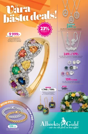 Albrekts Guld-katalog i Täby | Våra bästa deals! | 2025-02-26T00:00:00.000Z - 2025-04-22T00:00:00.000Z
