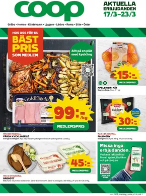 Coop-katalog i Ljungby (Kronoberg) | Stort urval av erbjudanden | 2025-03-17T00:00:00.000Z - 2025-03-23T00:00:00.000Z