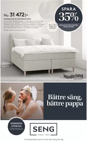 Sängjätten-katalog i Göteborg | Spara 35%! | 2025-03-13T00:00:00.000Z - 2025-04-14T00:00:00.000Z