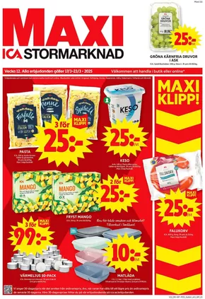 ICA Maxi-katalog i Trelleborg | Upptäck attraktiva erbjudanden | 2025-03-17T00:00:00.000Z - 2025-03-23T00:00:00.000Z