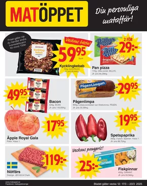 Matöppet-katalog i Göteborg | Matöppet Veckans DR-blad | 2025-03-17T00:00:00.000Z - 2025-03-23T00:00:00.000Z