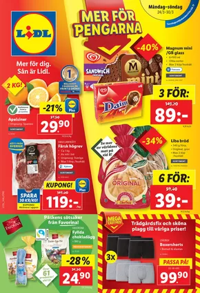 Lidl-katalog i Göteborg | Rabatter och kampanjer | 2025-03-24T00:00:00.000Z - 2025-03-30T00:00:00.000Z