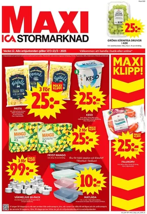 ICA Maxi-katalog i Göteborg | Exklusiva fynd | 2025-03-17T00:00:00.000Z - 2025-03-23T00:00:00.000Z