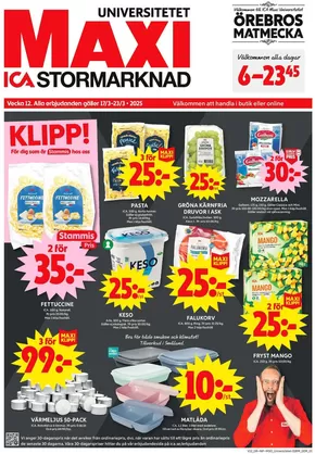 ICA Maxi-katalog i Trelleborg | Spara nu med våra deals | 2025-03-17T00:00:00.000Z - 2025-03-23T00:00:00.000Z