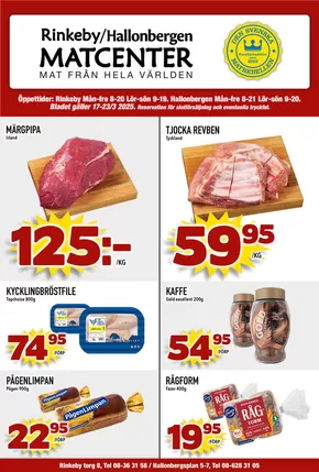 Matcenter-katalog | Veckans erbjudanden Matcenter | 2025-03-17T00:00:00.000Z - 2025-03-23T00:00:00.000Z