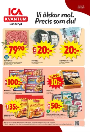 ICA Kvantum-katalog i Västerås | Top-deals och rabatter | 2025-03-17T00:00:00.000Z - 2025-03-23T00:00:00.000Z