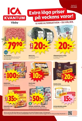ICA Kvantum-katalog i Västerås | Attraktiva specialerbjudanden för alla | 2025-03-17T00:00:00.000Z - 2025-03-23T00:00:00.000Z