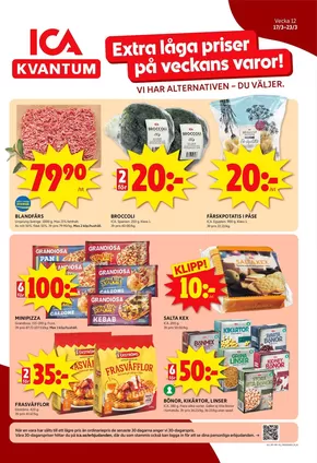ICA Kvantum-katalog i Varberg | Våra bästa fynd | 2025-03-17T00:00:00.000Z - 2025-03-23T00:00:00.000Z