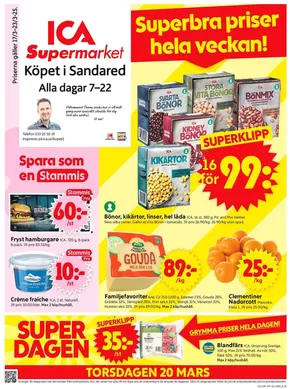 ICA Supermarket-katalog i Borås | Fantastiskt erbjudande för alla kunder | 2025-03-17T00:00:00.000Z - 2025-03-23T00:00:00.000Z