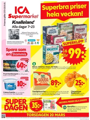 ICA Supermarket-katalog i Borås | Exklusiva deals för våra kunder | 2025-03-17T00:00:00.000Z - 2025-03-23T00:00:00.000Z