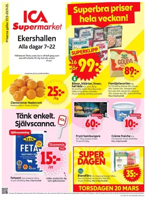 ICA Supermarket-katalog i Örebro | Exklusiva fynd | 2025-03-17T00:00:00.000Z - 2025-03-23T00:00:00.000Z