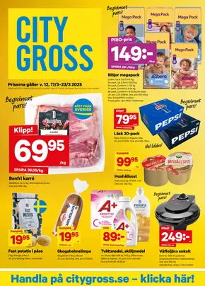 City Gross-katalog i Lund (Skåne) | Top-erbjudanden för sparrävar | 2025-03-17T00:00:00.000Z - 2025-03-23T00:00:00.000Z
