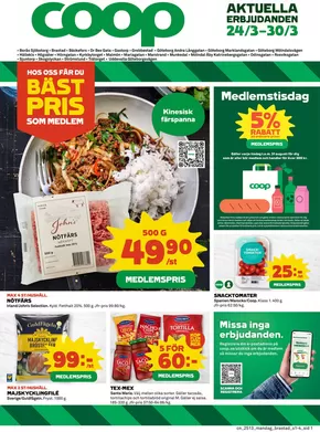 Coop-katalog i Göteborg | Våra bästa fynd | 2025-03-24T00:00:00.000Z - 2025-03-30T00:00:00.000Z