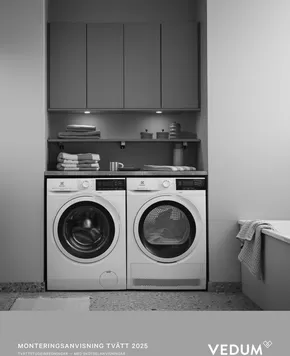 Vedum-katalog i Malmö | Monteringsanvisning tvättstuga | 2025-03-21T00:00:00.000Z - 2025-04-04T00:00:00.000Z