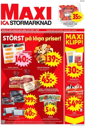 ICA Maxi-katalog i Växjö | Våra bästa fynd | 2025-03-24T00:00:00.000Z - 2025-03-30T00:00:00.000Z