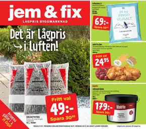 Jem&Fix-katalog i Karlstad | Exklusiva deals och fynd | 2025-03-09T00:00:00.000Z - 2025-03-23T00:00:00.000Z