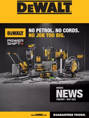 Dewalt-katalog i Boden | Våra bästa fynd | 2025-02-01T00:00:00.000Z - 2025-05-31T00:00:00.000Z