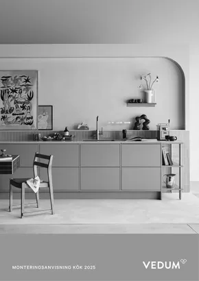 Vedum-katalog i Kungsbacka | Monteringsanvisning kök | 2025-01-01T00:00:00.000Z - 2025-12-31T00:00:00.000Z
