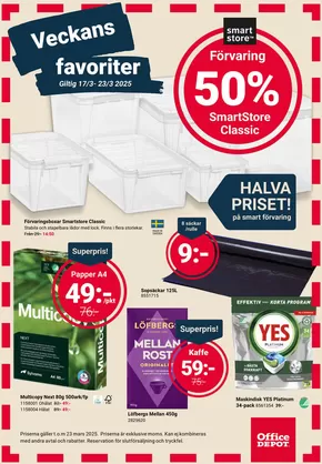 Office Depot-katalog i Göteborg | Erbjudanden för fyndjägare | 2025-03-17T00:00:00.000Z - 2025-03-23T00:00:00.000Z
