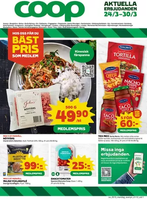 Coop-katalog i Göteborg | Stort urval av erbjudanden | 2025-03-24T00:00:00.000Z - 2025-03-30T00:00:00.000Z