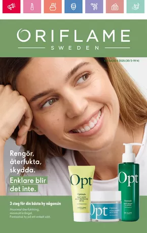 Oriflame-katalog | Oriflame reklamblad | 2025-03-30T00:00:00.000Z - 2025-04-19T00:00:00.000Z