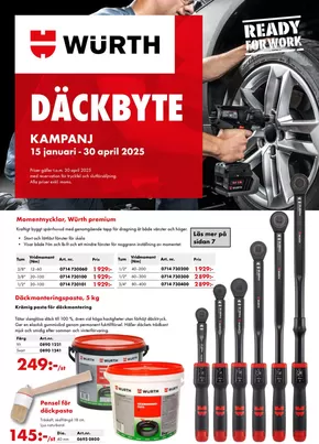 Würth-katalog i Växjö | Däckbyte! | 2025-04-01T00:00:00.000Z - 2025-04-30T00:00:00.000Z