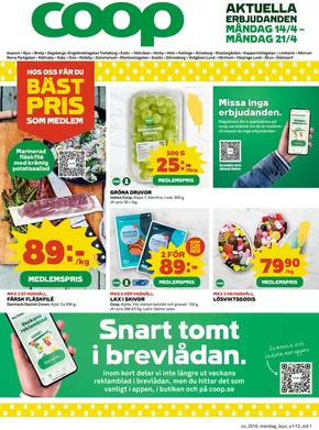 Coop-katalog i Svedala | Attraktiva specialerbjudanden för alla | 2025-04-14T00:00:00.000Z - 2025-04-21T00:00:00.000Z