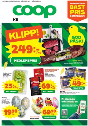 Coop-katalog i Karlstad | Fantastiskt erbjudande för alla kunder | 2025-04-14T00:00:00.000Z - 2025-04-21T00:00:00.000Z