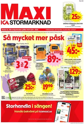 ICA Maxi-katalog | Fantastiskt erbjudande för alla kunder | 2025-04-14T00:00:00.000Z - 2025-04-21T00:00:00.000Z