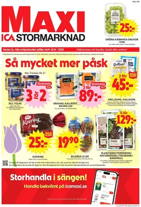 ICA Maxi-katalog i Örebro | Aktuella fynd och erbjudanden | 2025-04-14T00:00:00.000Z - 2025-04-21T00:00:00.000Z
