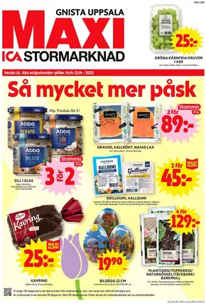 ICA Maxi-katalog i Örebro | Aktuella specialerbjudanden | 2025-04-14T00:00:00.000Z - 2025-04-21T00:00:00.000Z