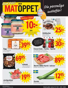 Matöppet-katalog i Uppsala | Matöppet Veckans DR-blad | 2025-04-14T00:00:00.000Z - 2025-04-20T00:00:00.000Z