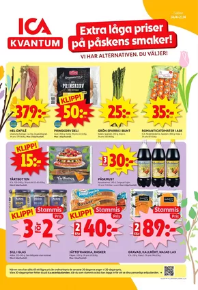 ICA Kvantum-katalog i Täby | Fantastiska rabatter på utvalda produkter | 2025-04-14T00:00:00.000Z - 2025-04-20T00:00:00.000Z