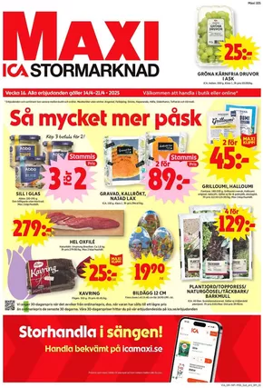 ICA Maxi-katalog i Örebro | Fantastiska rabatter på utvalda produkter | 2025-04-14T00:00:00.000Z - 2025-04-20T00:00:00.000Z