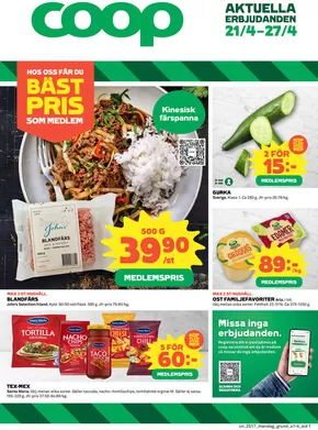 Coop-katalog i Kiruna | Exklusiva deals för våra kunder | 2025-04-22T00:00:00.000Z - 2025-04-27T00:00:00.000Z