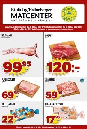 Matcenter-katalog i Solna | Veckans erbjudanden Matcenter | 2025-04-21T00:00:00.000Z - 2025-04-27T00:00:00.000Z