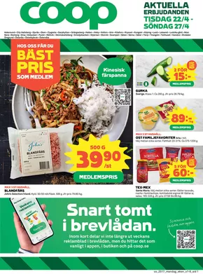 Coop-katalog i Västerås | Attraktiva specialerbjudanden för alla | 2025-04-22T00:00:00.000Z - 2025-04-27T00:00:00.000Z