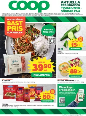 Coop-katalog i Jönköping | Upptäck attraktiva erbjudanden | 2025-04-22T00:00:00.000Z - 2025-04-27T00:00:00.000Z