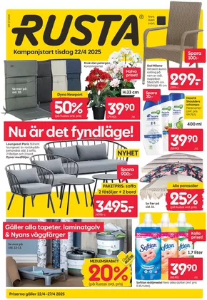 Rusta-katalog i Örebro | Rusta reklambad | 2025-04-22T00:00:00.000Z - 2025-04-27T00:00:00.000Z