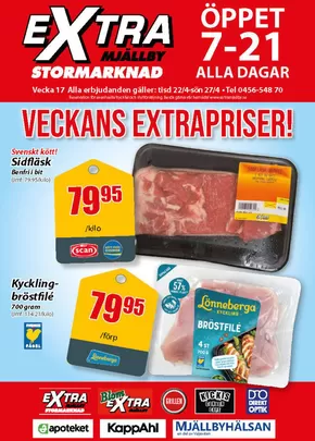 Extra Mjällby Stormarknad-katalog | Extra Mjällby Stormarknad veckans blad | 2025-04-22T00:00:00.000Z - 2025-04-27T00:00:00.000Z