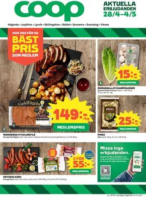 Coop-katalog i Torsby (Värmland) | Stort urval av erbjudanden | 2025-04-28T00:00:00.000Z - 2025-05-04T00:00:00.000Z