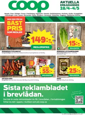 Coop-katalog i Borlänge | Attraktiva specialerbjudanden för alla | 2025-04-28T00:00:00.000Z - 2025-05-04T00:00:00.000Z